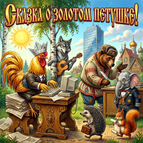 Сказка О Золотом Петушке!