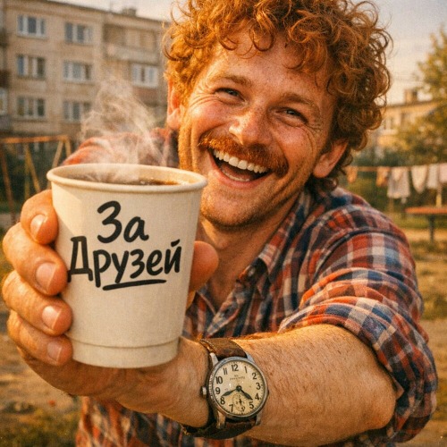 За него